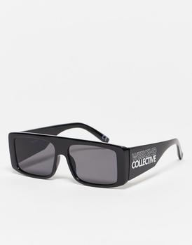 ASOS | ASOS Weekend Collective visor sunglasses with wide temple商品图片,8折