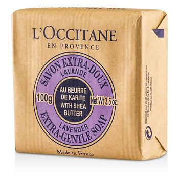 L'Occitane | L'Occitane 乳木果薰衣草味洁肤皂 身体皂 沐浴皂 温和保湿 滋养舒缓 温和洁肤  100g/3.5oz商品图片,额外9.5折, 额外九五折