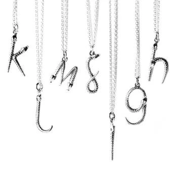 Theo Fennell | Theo Fennell Women's Alias Letter Silver Mamba Pendant Necklace,商家Premium Outlets,价格¥462