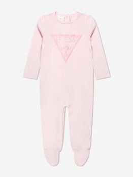 推荐Baby Girls Logo Babygrow in Pink商品