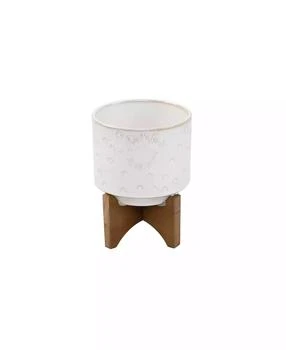 Flora Bunda | Sunmoon Ceramic Planter on Stand, 4.25",商家Macy's,价格¥277
