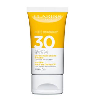 Clarins | Invisible Sun Care Gel-To-Oil Face Spf 30 (50Ml)商品图片,独家减免邮费