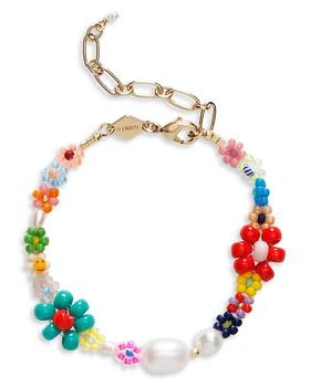 Anni Lu | Mexi Flower Beaded Bracelet in 18K Gold Plated 独家减免邮费