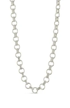 Sterling Forever | Rhys Chunky Chain Necklace,商家Nordstrom Rack,价格¥284