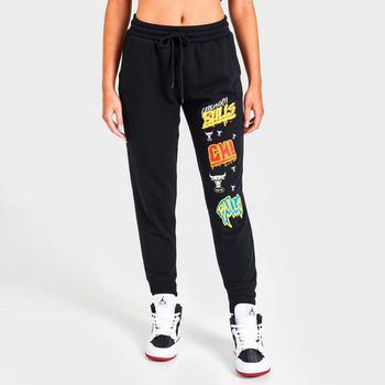 Mitchell and Ness | Women's Mitchell & Ness Chicago Bulls NBA Slap Sticker Jogger Pants商品图片,