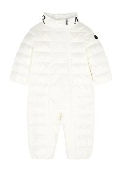 推荐KIDS Costan white quilted shell snowsuit商品