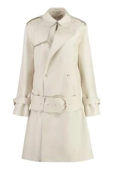 Burberry | Burberry Silk Blend Trench Coat,商家Baltini,价格¥15074