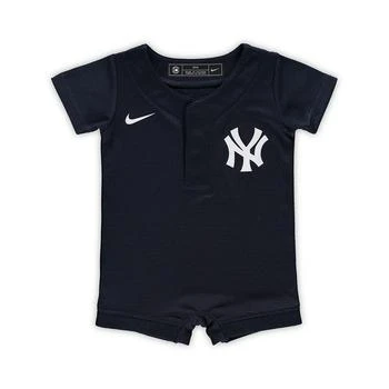 NIKE | Newborn and Infant Boys and Girls Navy New York Yankees Official Jersey Romper 独家减免邮费