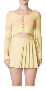 Paloma Wool | Sauce Cropped Top In Yellow,商家Premium Outlets,价格¥466