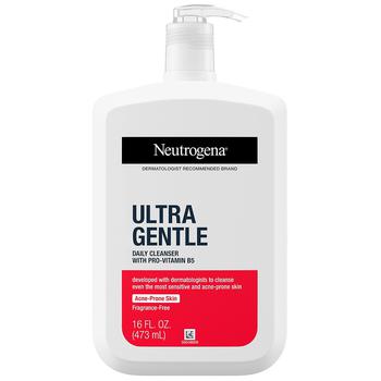 Neutrogena | Ultra Gentle Daily Face Cleanser, Fragrance-Free商品图片,满三免一, 满免