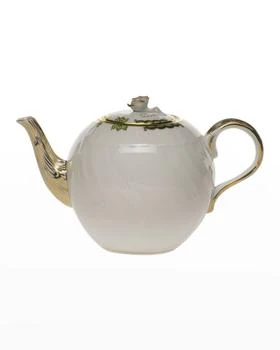 Herend | Princess Victoria Green Teapot with Rose,商家Neiman Marcus,价格¥2805