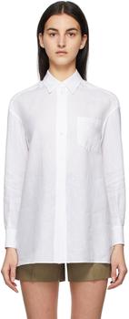 Loro Piana | 白色 Fabienne 亚麻衬衫商品图片,