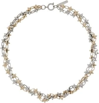 Justine Clenquet | Silver & Gold Nomi Necklace,商家SSENSE,价格¥1598