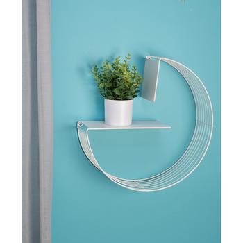 Honey Can Do | Floating Circular Decorative Metal Wall Shelf商品图片,4.4折