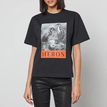 推荐Heron Preston NF Heron Cotton-Jersey T-Shirt商品