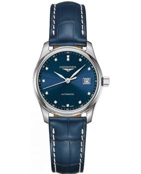 longines master好用吗, Longines | Longines Master Collection Automatic 29mm Blue Dial Blue Leather Strap Women's Watch L2.257.4.97.0商品图片 7.1折