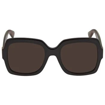推荐Brown Square Ladies Sunglasses GG0036SN 002 54商品