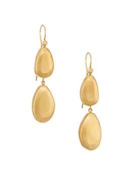 商品Eli Halili | 22K Yellow Gold Double-Drop Earrings,商家Saks Fifth Avenue,价格¥69474图片