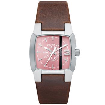 diesel手表, Diesel | Men's Cliffhanger Brown Leather Strap Watch, 36mm商品图片 