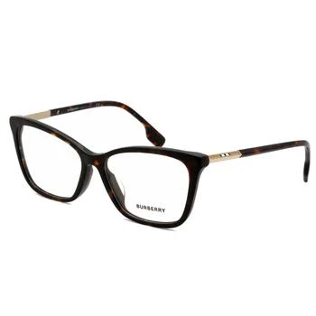 Burberry | Burberry Women's Eyeglasses - Cat Eye Full Rim Plastic Frame Clear Lens | BE2348F 3002 3.6折×额外9折x额外9.5折, 独家减免邮费, 额外九折, 额外九五折
