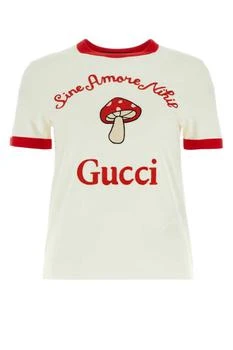 Gucci | Gucci Logo Printed T-Shirt 8.6折