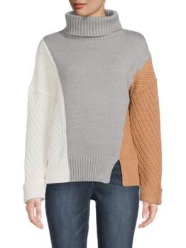 推荐Colorblock Turtleneck Sweater商品