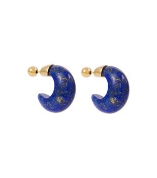 推荐Donut 18kt gold vermeil hoop earrings商品