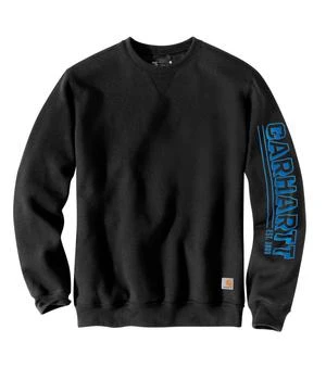 Carhartt | Loose Fit Midweight Crew Neck Logo Sleeve Graphic Sweatshirt 