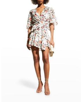 IRO评价, IRO | Carlina Ruffled Silk Cocktail Dress商品图片 2.4折