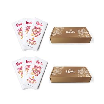 商品Kanda Chocolates | Dark Chocolate Gift Boxes in African and Cocoa Prints Set, 6 Pieces,商家Macy's,价格¥308图片
