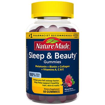 商品Nature Made | 睡眠和美容维生素 ,商家Walgreens,价格¥126图片
