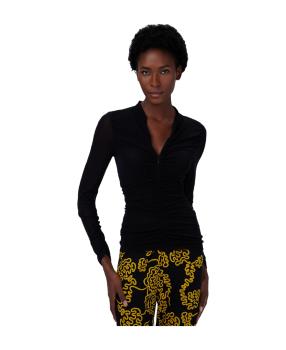 推荐Diane von Furstenberg 女士衬衫 DVFBL3R008BLACK 黑色商品