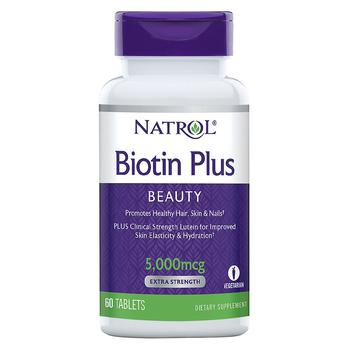 商品Biotin Plus Extra Strength 5000 mcg Tablets图片