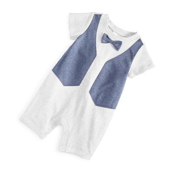 商品First Impressions | Baby Boys Bowtie and Vest Sunsuit, Created for Macy's,商家Macy's,价格¥108图片
