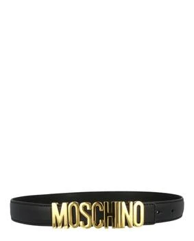 Moschino | Logo Lettering Leather Belt,商家Maison Beyond,价格¥1220