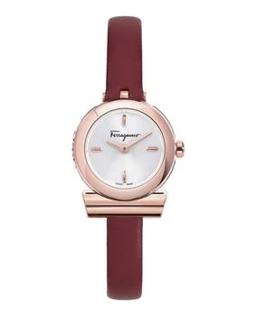 Salvatore Ferragamo品牌, 商品Gancino Leather Watch, 价格¥1833