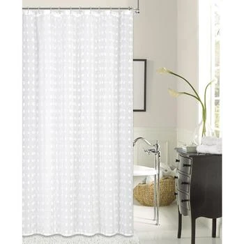 Dainty Home | Cut Flower Shower Curtain With 3D Puffs,商家Macy's,价格¥298
