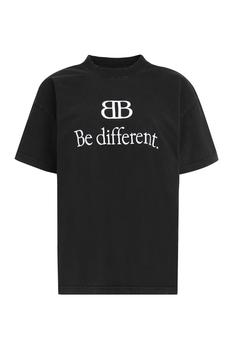 Balenciaga | Balenciaga Logo Embroidered T-Shirt商品图片,7.4折起