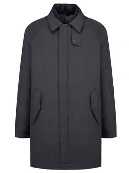 推荐Aspesi Men's  Blue Polyamide Coat商品