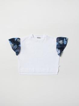 推荐Il Gufo T-shirt with patterned sleeves商品