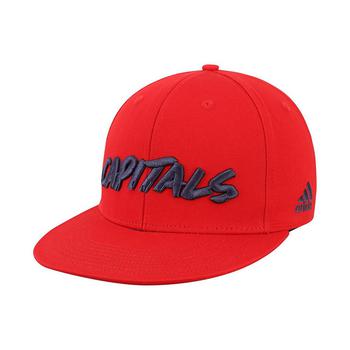 Crossover Culture, Adidas | Men's Red Washington Capitals Culture Snapback Adjustable Hat商品图片 7.1折