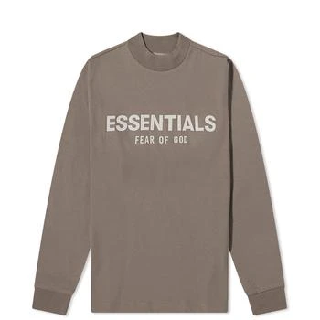 Essentials | FEAR OF GOD ESSENTIALS Kids Logo Long Sleeve T-Shirt - Desert Taupe 6.9折