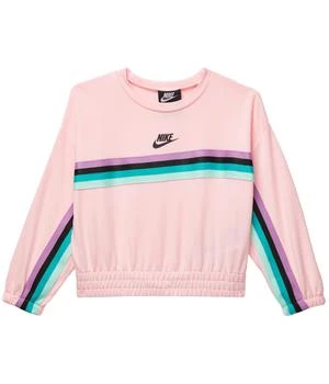 NIKE | Striped Crew Neck Sweatshirt (Toddler),商家Zappos,价格¥131