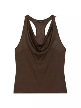 Theory | Cowlneck Racerback Tank,商家Saks Fifth Avenue,价格¥636