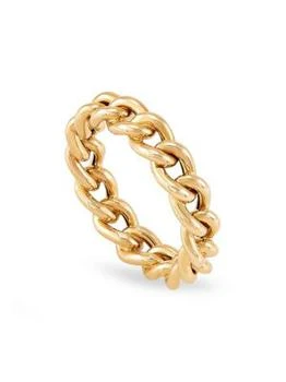 Saks Fifth Avenue | 14K Yellow Gold Curb Chain Ring,商家Saks OFF 5TH,价格¥1979