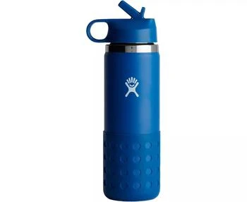 Hydro Flask | Hydro Flask 20 oz. Kids' Wide Mouth Bottle with Straw Lid and Boot,商家Dick's Sporting Goods,价格¥308