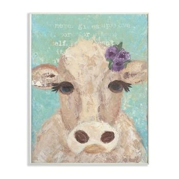 Stupell Industries | Cow Painterly Portrait Wall Plaque Art, 10" x 15",商家Macy's,价格¥346