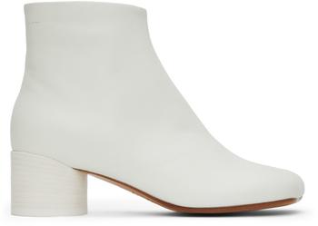马吉拉鞋正装鞋, MAISON MARGIELA | White Anatomic Ankle Boots商品图片 4.8折