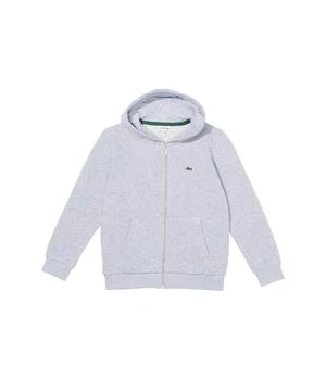Lacoste | Solid Full Zip Hoodie Sweatshirt (Toddler/Little Kids/Big Kids) 6.2折