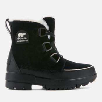 推荐Sorel Women's Torino Waterproof Suede Hiking Style Boots - Black商品